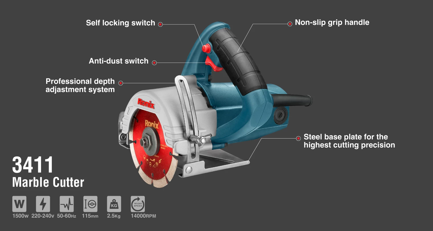 Marble Cutter 1500W-115mm-14000RPM_details