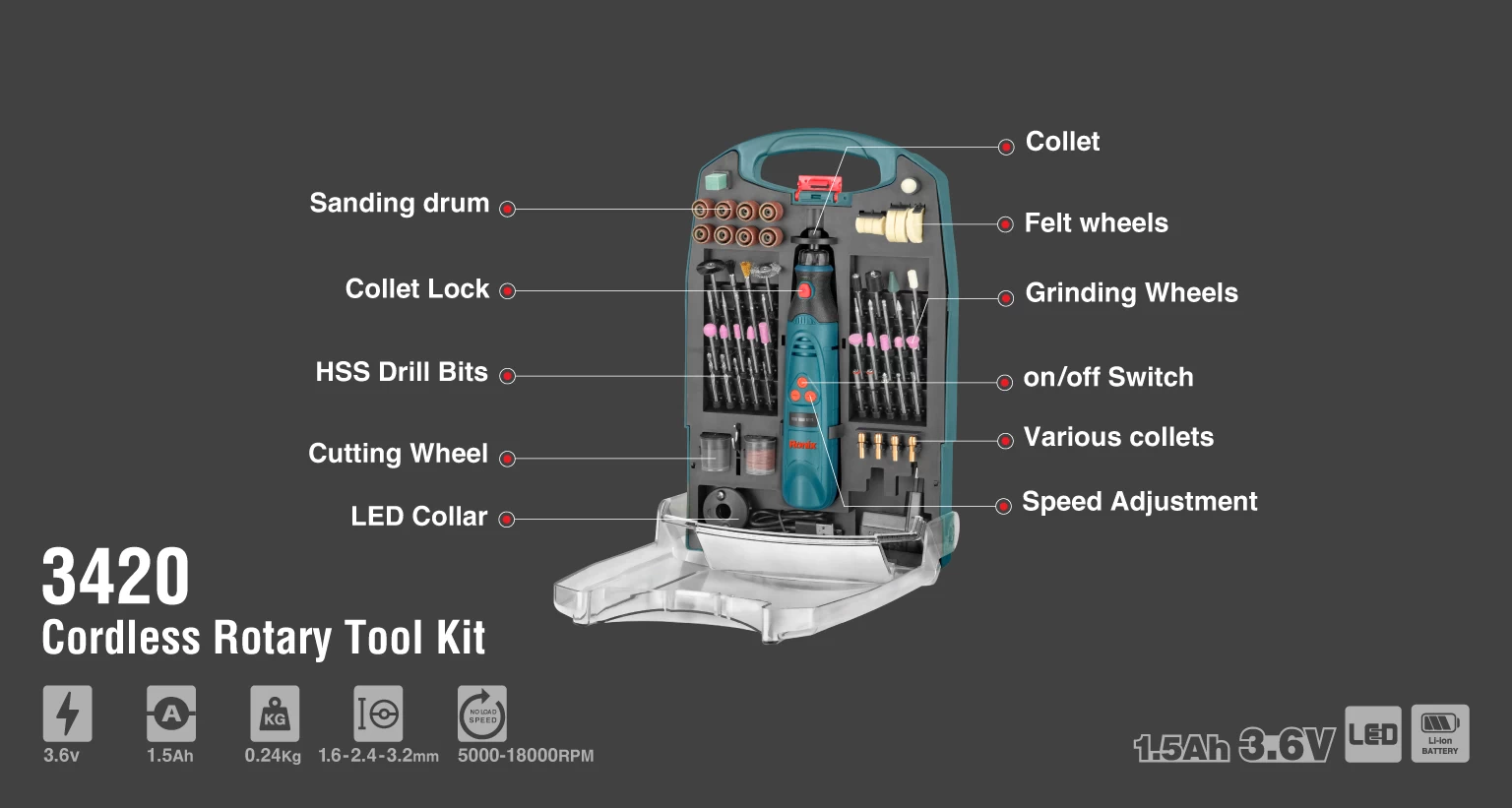 3.6V Cordless Rotary Tool Kit-1.6-2.4-3.2 mm_details