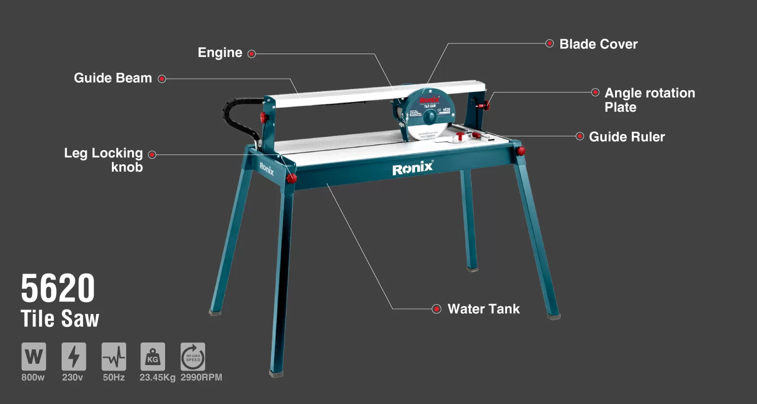 Electric Tile Saw 800W-200mm_details
