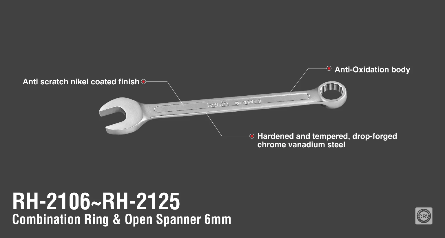 Cırcır kombine anahtar – 9mm - CR-V_details