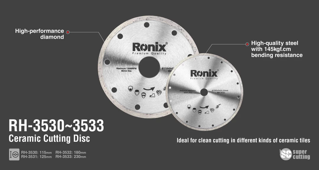 Disco para el corte de cerámica Ronix RH-3533 RH-3533 de Ronix