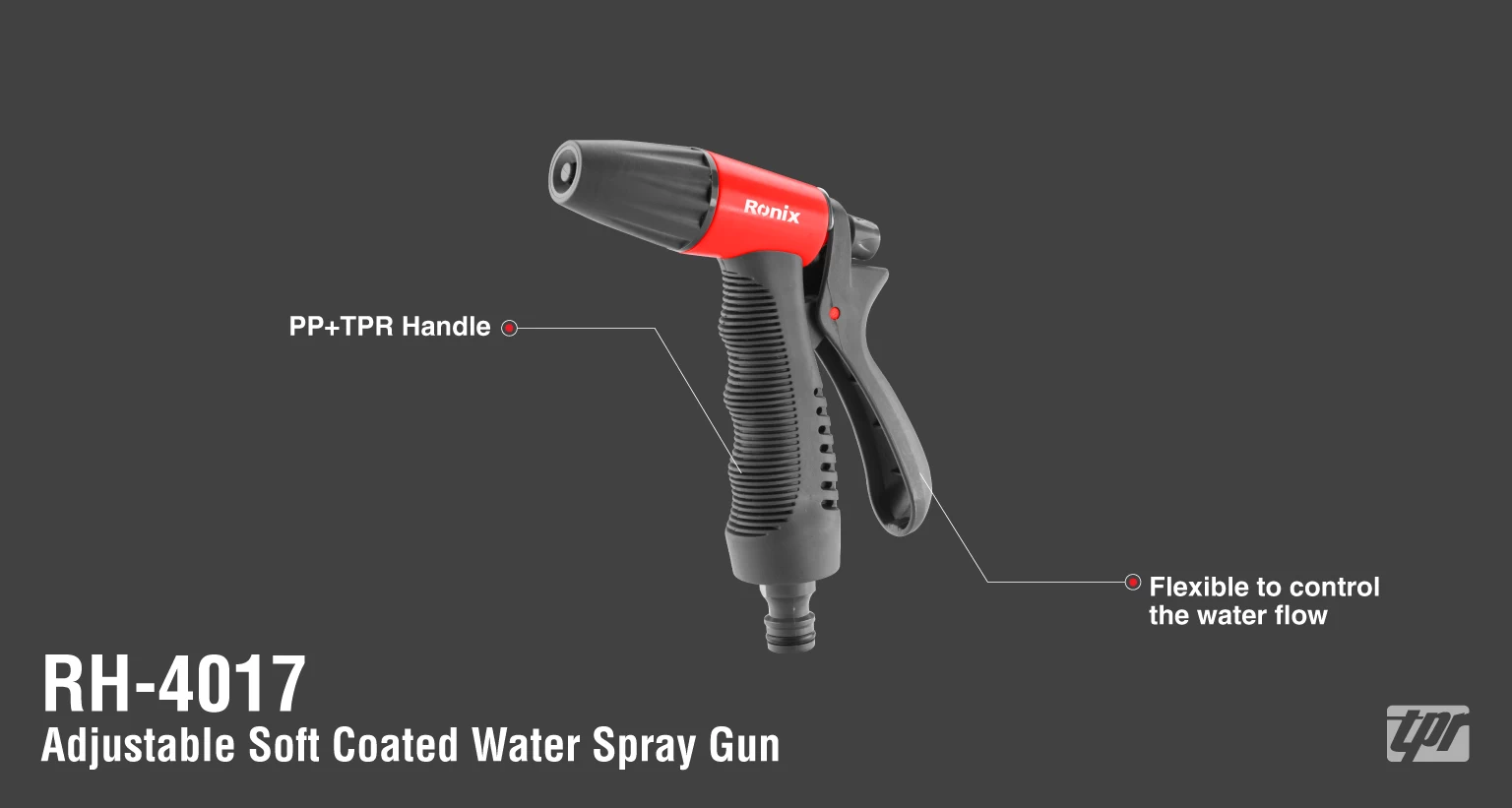 Adjustable plastic water spray gun set_details