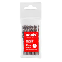 Brocas Helicoidales HSS 4mm 10PC