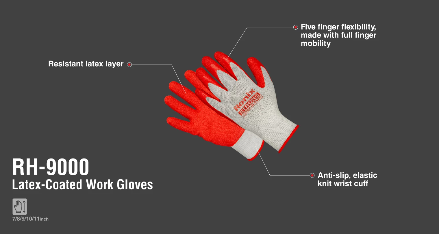 Latex Coated Work Gloves_details