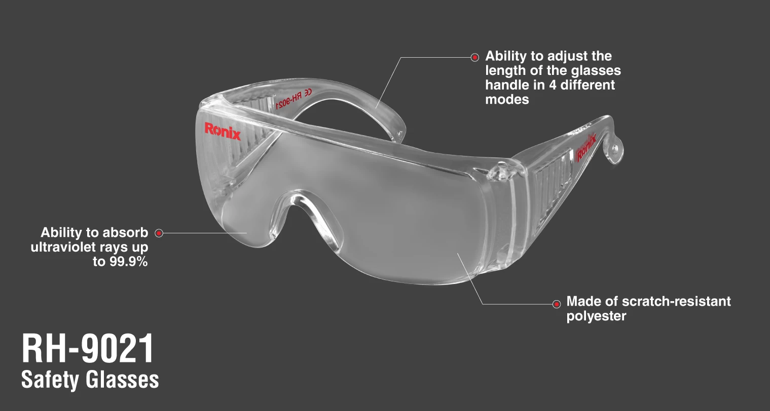 safety glasses with side shields _details